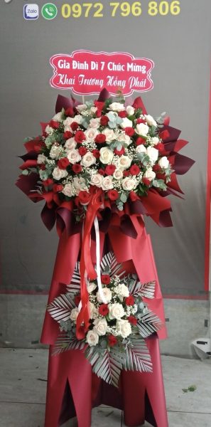 hoa tươi long đất