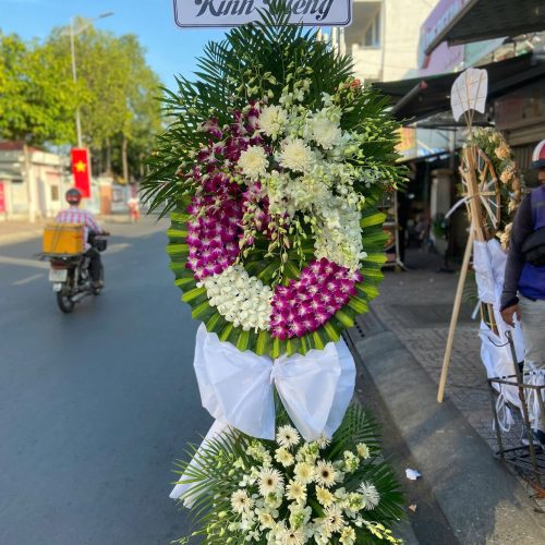 hoa viếng đám tang tại bà rịa